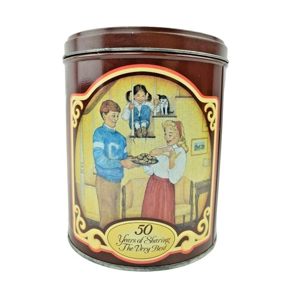 Nestle Toll House Morsels 50 Years of Memories Decorative Tin 1939 to 1989 - Picture 1 of 6